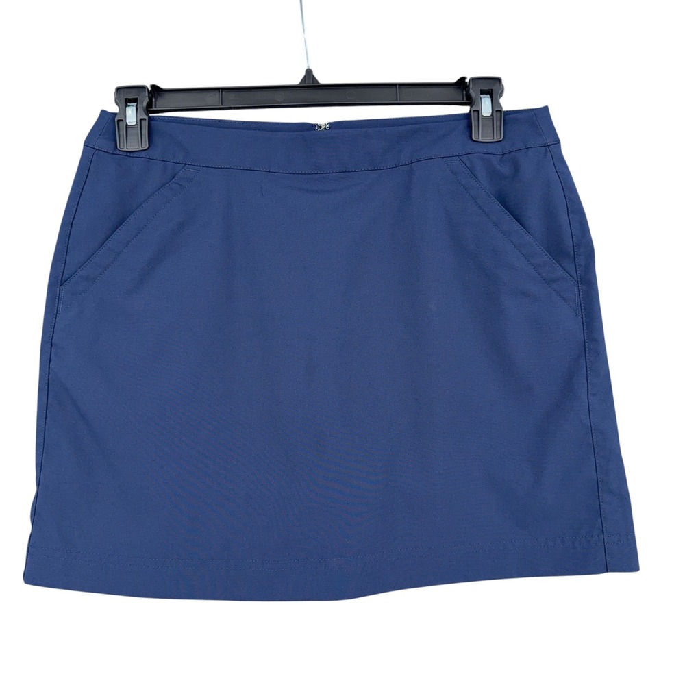 PGA Tour Golf Skort Women 6 Polyester Blue